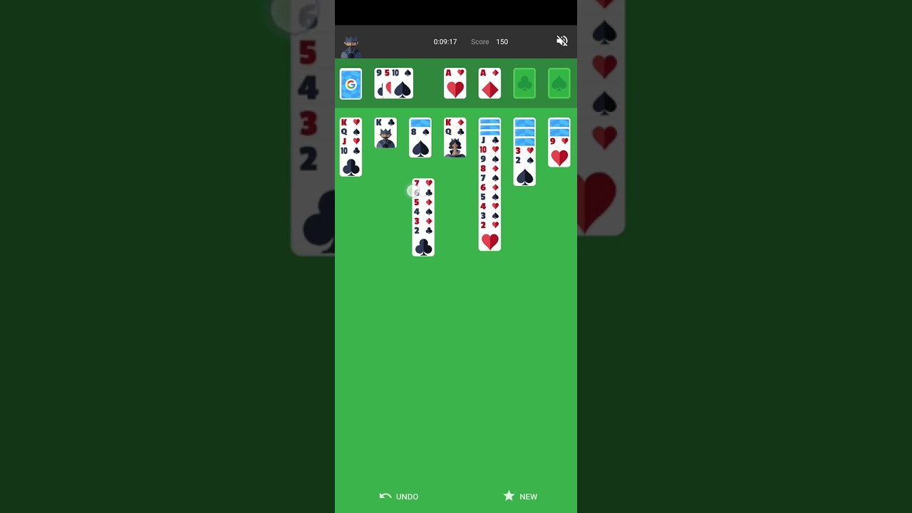 Google Solitaire - 995 score 